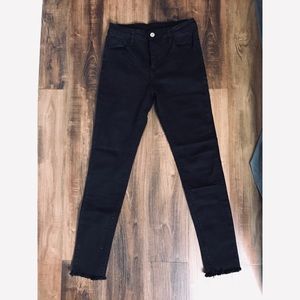 High Waisted Black Jeans